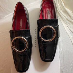 Dorateymur Harput Black Patent Buckle Loafer